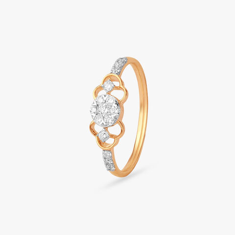 Bloom Crest Diamond Ring