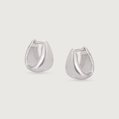Chunky Bold Silver Earrings