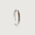 Mosaic Marvel Silver Stud Earrings,,hi-res view 4