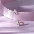 Paisley Aura Diamond Stud Earrings,,hi-res view 1