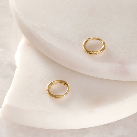 Classic Mini Gold Hoop Earrings