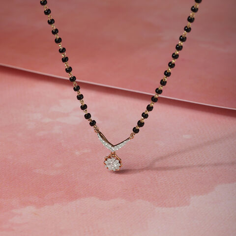 14KT Idyllic Diamond Mangalsutra