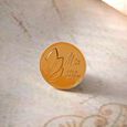 10 GM 24 Karat Mango Leaf Gold Coin,,hi-res view 1