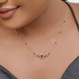 14 KT Beautiful Diamond Mangalsutra,,hi-res view 3