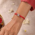 Forever Link Silver Rakhi,,hi-res view 2