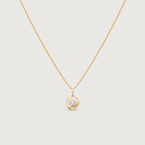 Dotted Shine Diamond Pendant