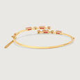 Sparkling Baguettes 14KT Ruby & Diamond Bangle,,hi-res view 3