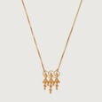 Warli Dreams 22KT Gold Pendant & Chain,,hi-res view 3