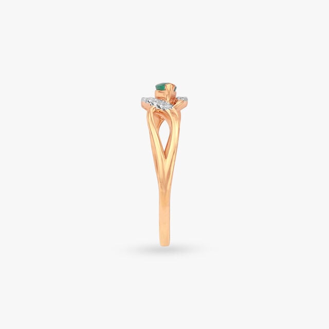 Twisted Radiance Emerald Ring,,hi-res image number null