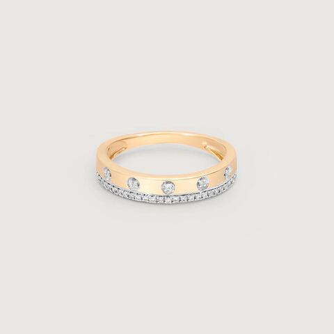 Radiant Unity Diamond Ring