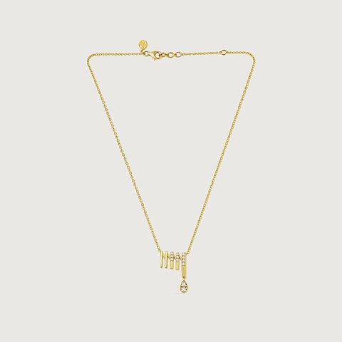 Measured Rhythm Diamond Necklace
