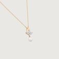 Lotus Elegance Pearl Diamond Pendant,,hi-res view 4