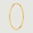 Sleek Directional Gold Bangle,,hi-res view 4