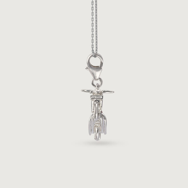 Easy Rider Motorcycle Silver Charm,,hi-res image number null