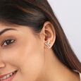 Galactic Wishes 14KT Diamond Stud Earrings,,hi-res view 2