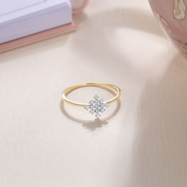Snowflake Brilliance 14KT Gold & Diamond Ring,,hi-res image number null