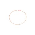 14 KT Rose Gold Traditional Diamond Bangle,,hi-res view 2