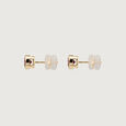 Crimson Aura Garnet Earrings,,hi-res view 4