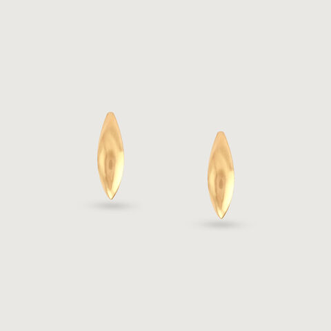 Sculpted Luxe Gold Hoop Earrings