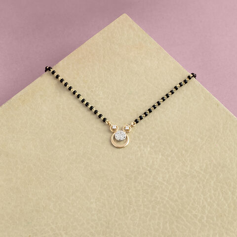 Radiant Sphere Gold and Diamond Mangalsutra