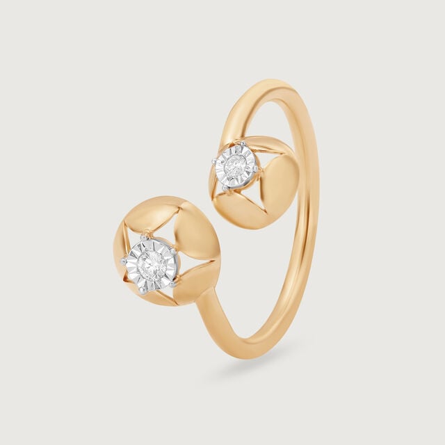Starry Fusion 14KT Diamond Finger Ring,,hi-res view 2