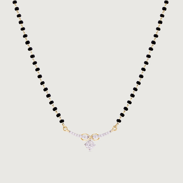 Infinite Elegance Gold and Diamond Mangalsutra,,hi-res image number null