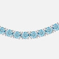 Fresh Blue Silver Bracelet,,hi-res view 4