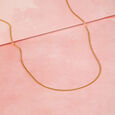 22KT Yellow Gold Effulgent Subtle Heart Carved Motif Gold Chain,,hi-res view 1