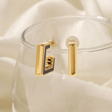 18KT Bold Dawnbreakers Hoop Earrings