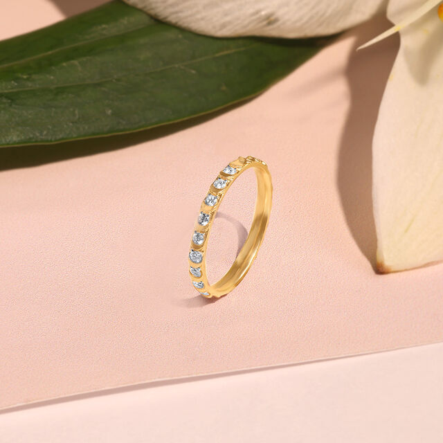 Crescent Moon Diamond Ring,,hi-res image number null