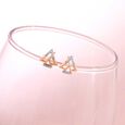 Gleam Edge Diamond Stud Earrings,,hi-res view 1
