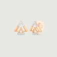 Gleam Edge Diamond Stud Earrings,,hi-res view 4