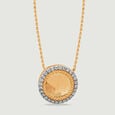 Radiant Textured Diamond Necklace,,hi-res view 4