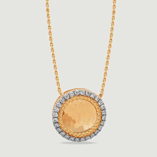 Radiant Textured Diamond Necklace,,hi-res image number null