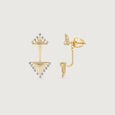 Radiant Balance Diamond Drop Earrings,,hi-res view 3