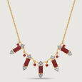 Scarlet Soire 14KT Diamond & Ruby Necklace,,hi-res view 1