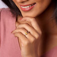 Smokey Elegance & Citrine Spark Silver Ring,,hi-res view 1