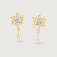 Moonlit Mansions 14KT Nakshatra Drop Earring,,hi-res view 1