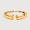 Contemporary Chic 18KT Gold Bangle,,hi-res view 4
