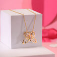 Butterfly Symphony Cupid Edit 14KT Gold Pendant,,hi-res view 1