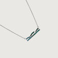 Shine Waves Silver Necklace,,hi-res view 4