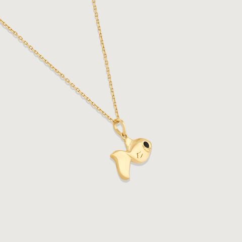 Friendly Fish Gold Pendant