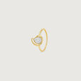Fluid Embrace Diamond Platinum Gold Ring,,hi-res view 4