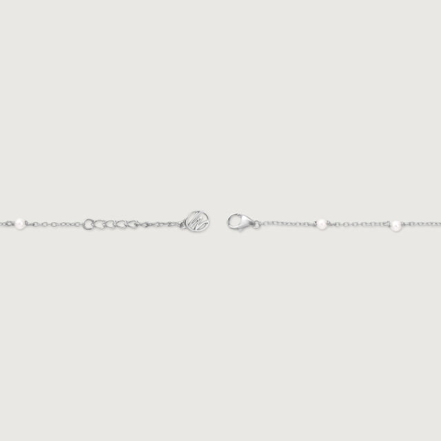 Pearl Drift Silver Anklet,,hi-res image number null