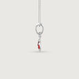 Playful Ladybird Silver Pendant,,hi-res view 4