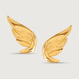 Whimsical Butterfly 14KT Pure Gold Stud Earrings,,hi-res view 3