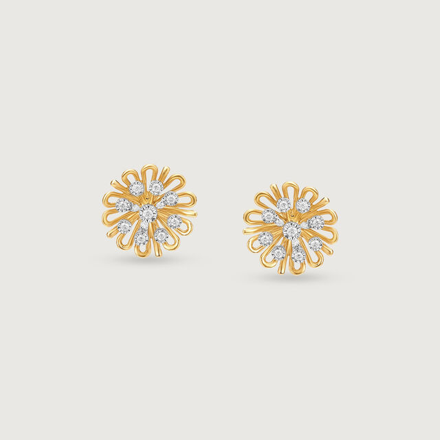 Everbloom Daisy Diamond Stud Earrings,,hi-res image number null