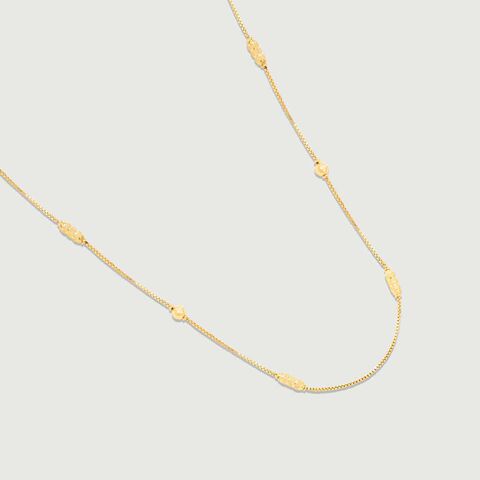 Sassy Swirl Gold Chain