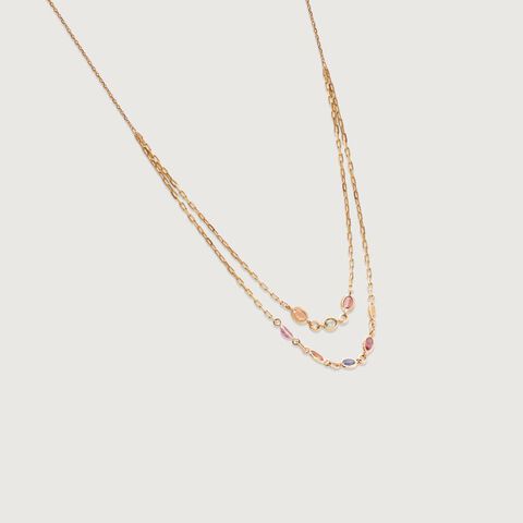 Layer Pop Sapphire Necklace