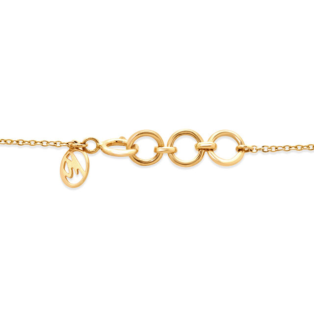 14KT Yellow Gold Divine Protection Diamond Necklace,,hi-res image number null
